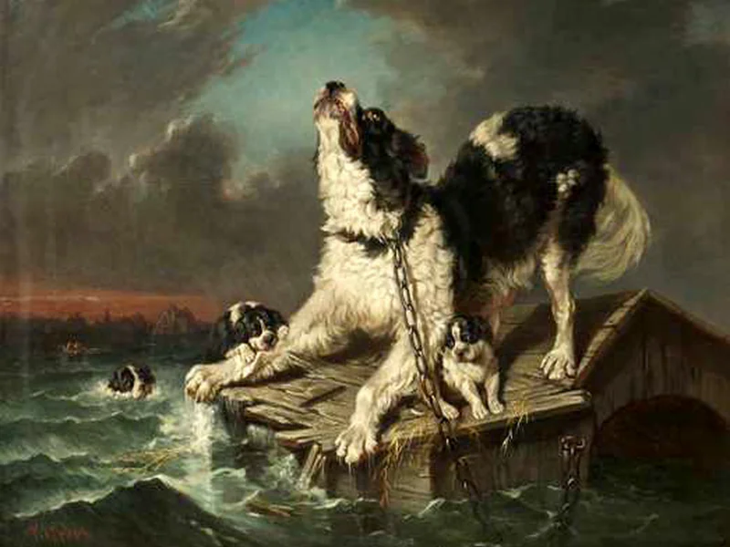 1799-Carl Fredrik Kiörboe - Il diluvio (1850)